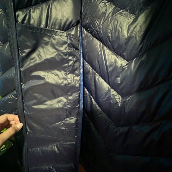 Calvin Klein Women Packable Down - Navy Feather Puff Jacket - Picture 9 of 13